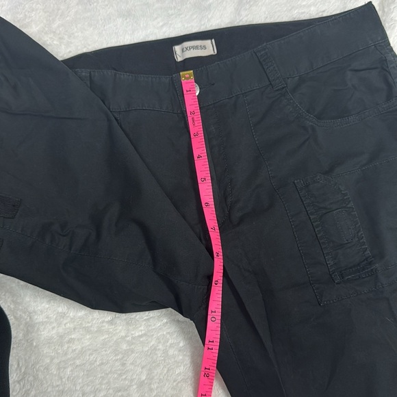 Express Black Wide Leg Pants High Waisted - Picture 7 of 11